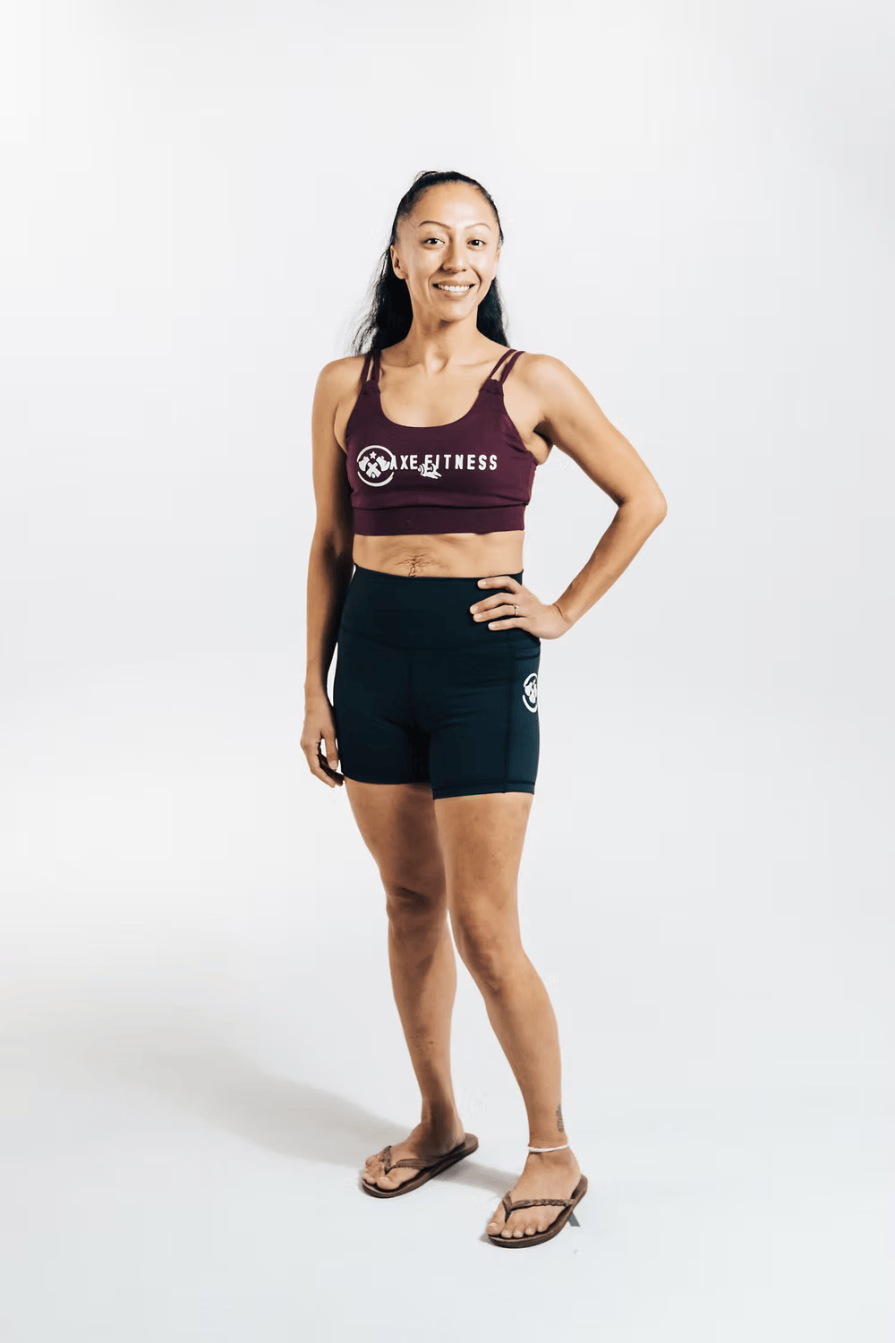 Plum Double Strap Bra